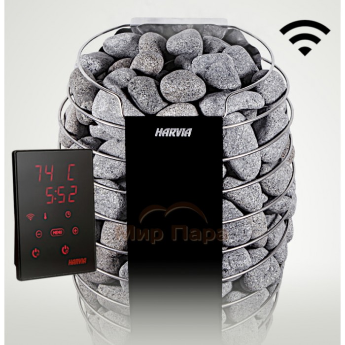 Harvia Spirit SP90XW Black с выносным пультом WiFi в комплекте